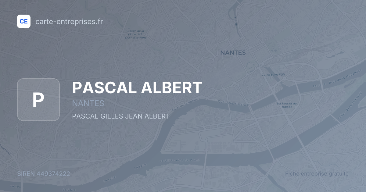 PASCAL ALBERT — 449374222 — fiche entreprise