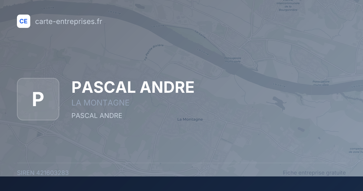 PASCAL ANDRE — 421603283 — fiche entreprise