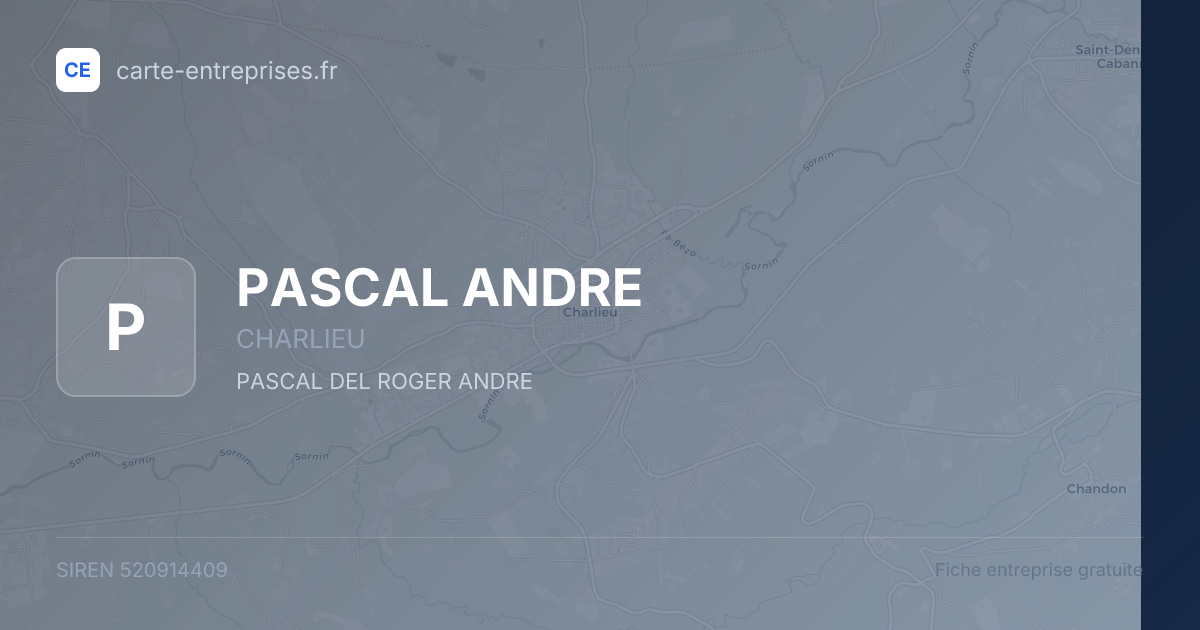 PASCAL ANDRE — 520914409 — fiche entreprise