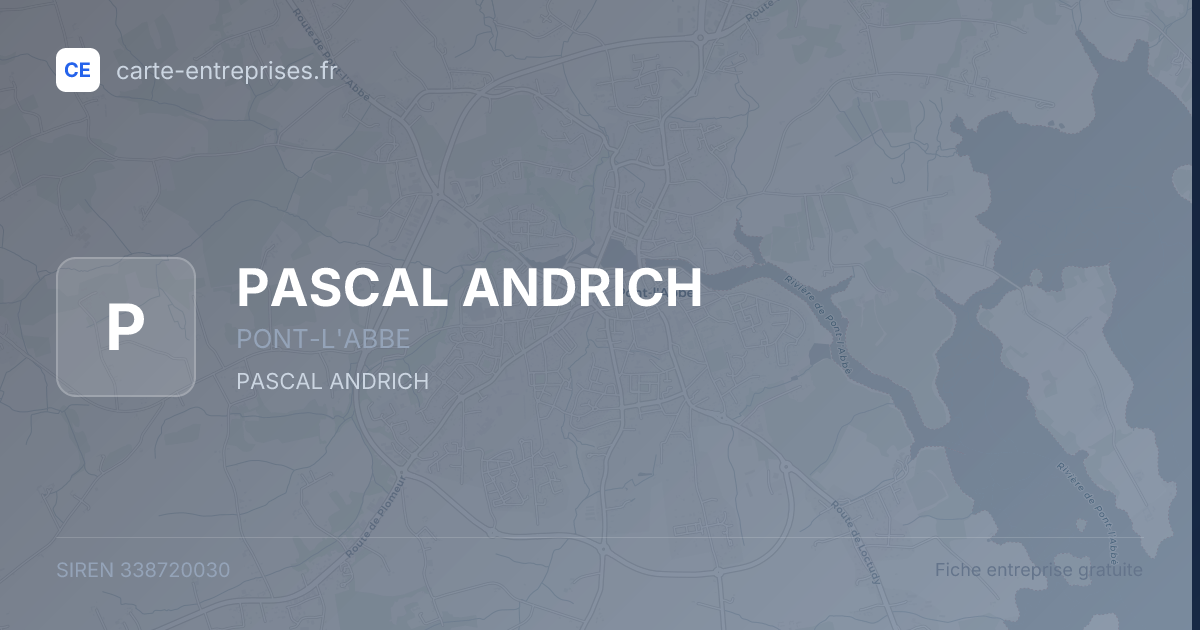 PASCAL ANDRICH — 338720030 — fiche entreprise