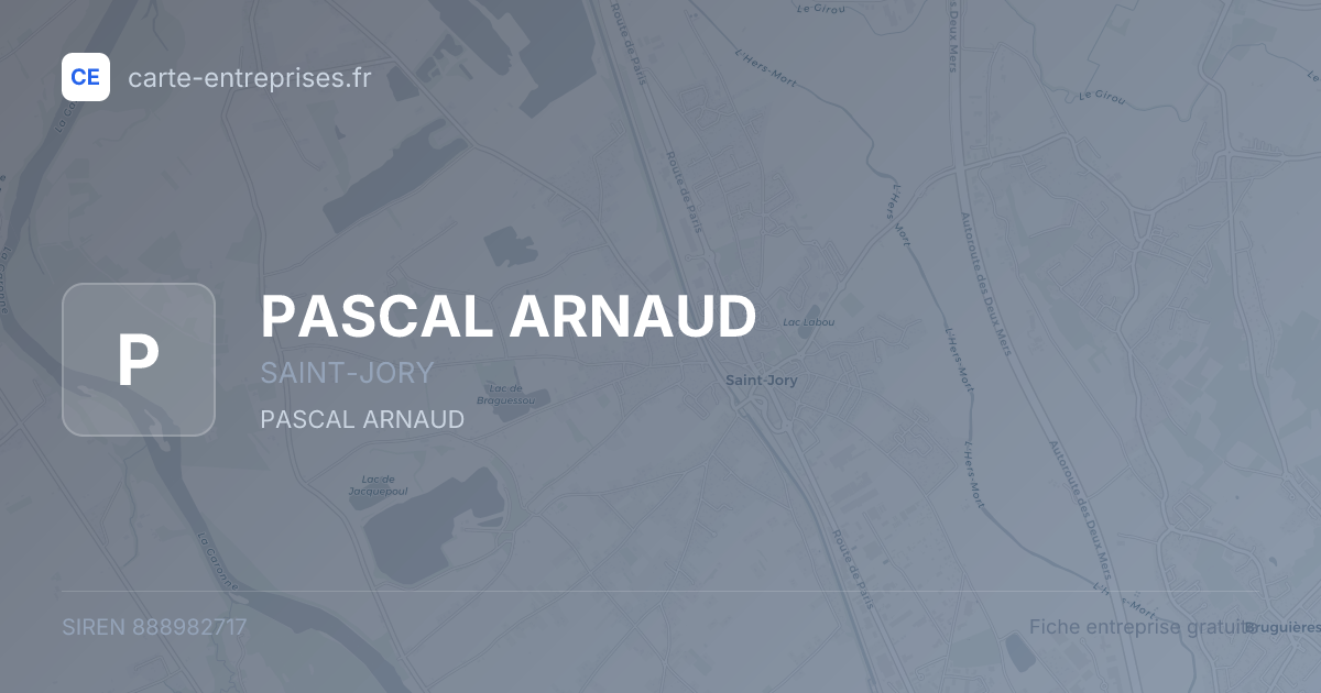 PASCAL ARNAUD — 888982717 — fiche entreprise