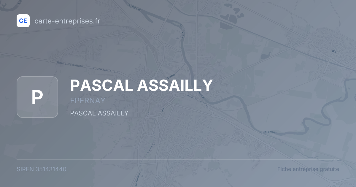 PASCAL ASSAILLY — 351431440 — fiche entreprise