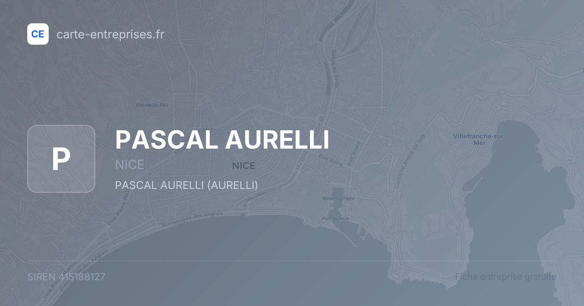 PASCAL AURELLI — 415188127 — fiche entreprise