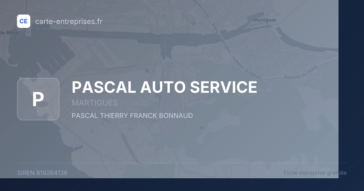 PASCAL AUTO SERVICE — 819264136 — fiche entreprise