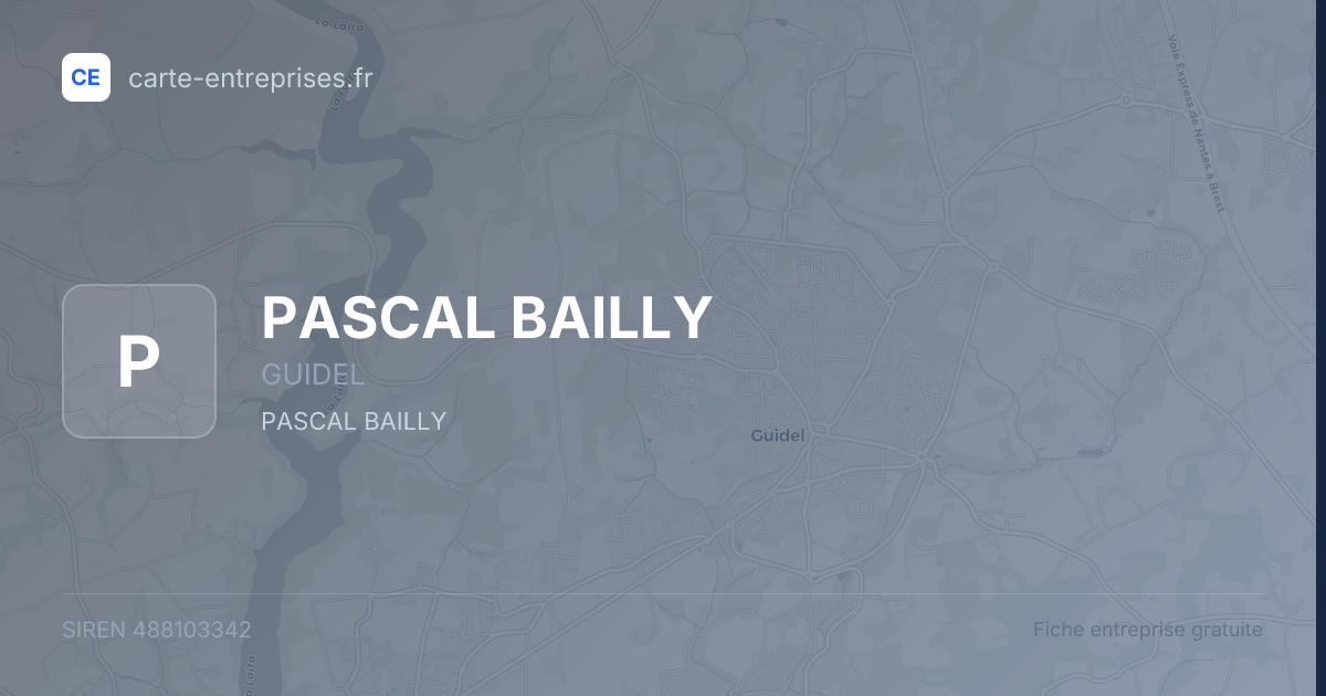 PASCAL BAILLY — 488103342 — fiche entreprise
