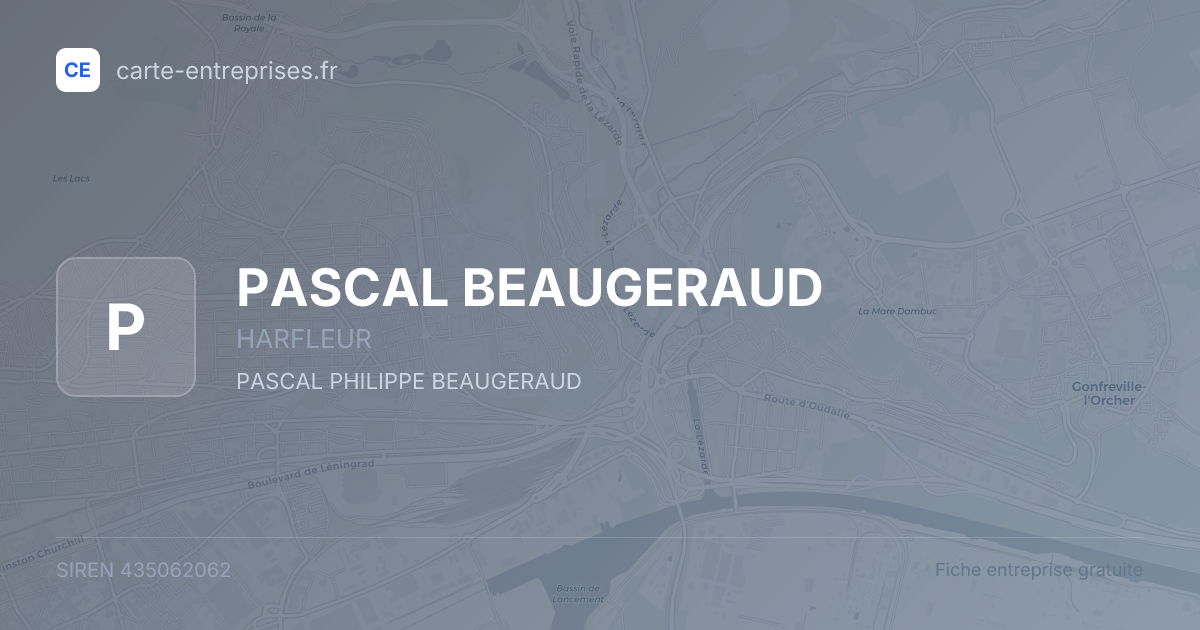 PASCAL BEAUGERAUD — 435062062 — fiche entreprise