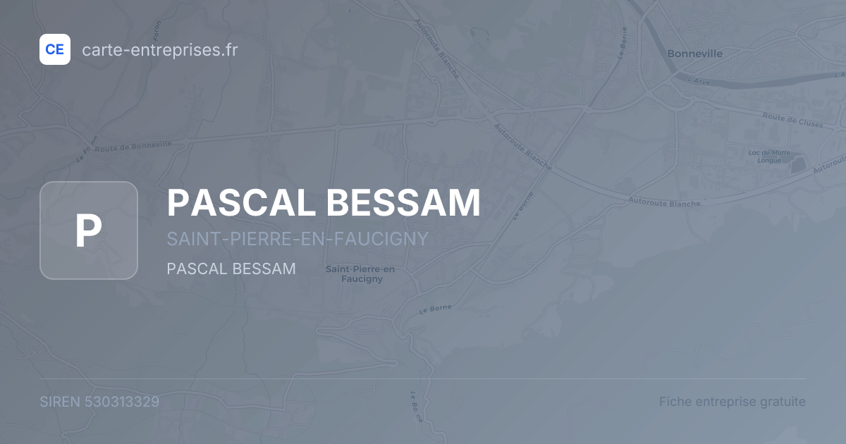 PASCAL BESSAM — 530313329 — fiche entreprise