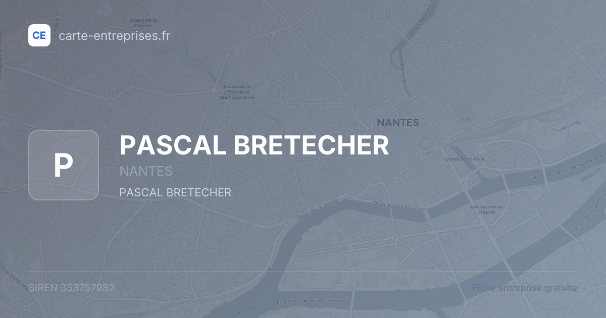 PASCAL BRETECHER — 353757982 — fiche entreprise