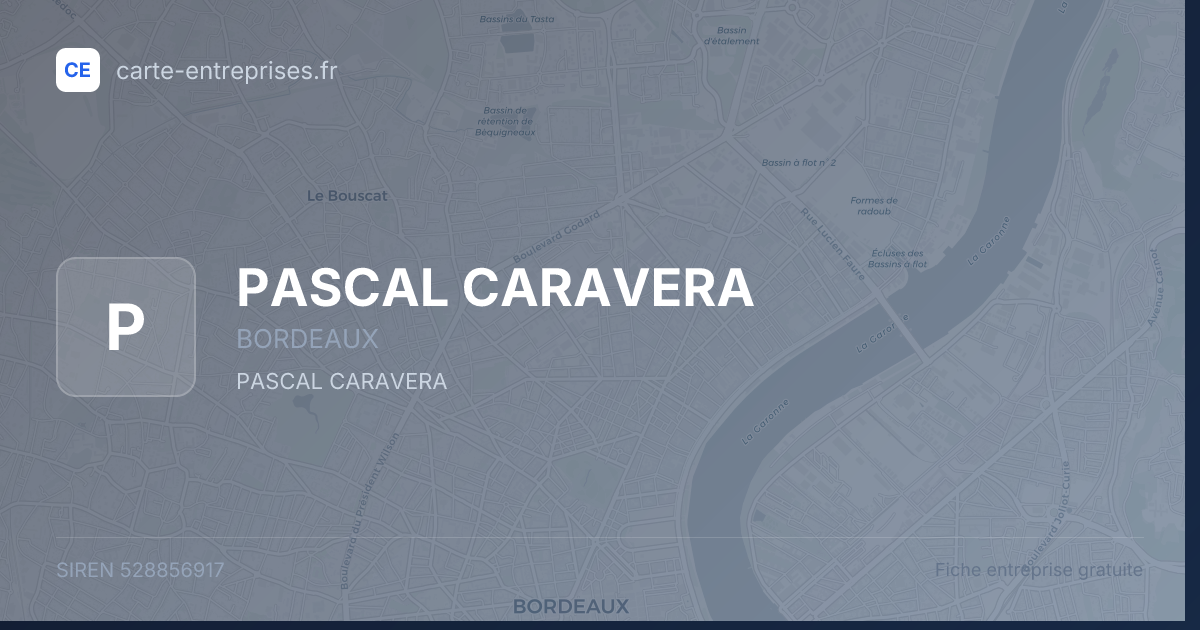 PASCAL CARAVERA — 528856917 — fiche entreprise