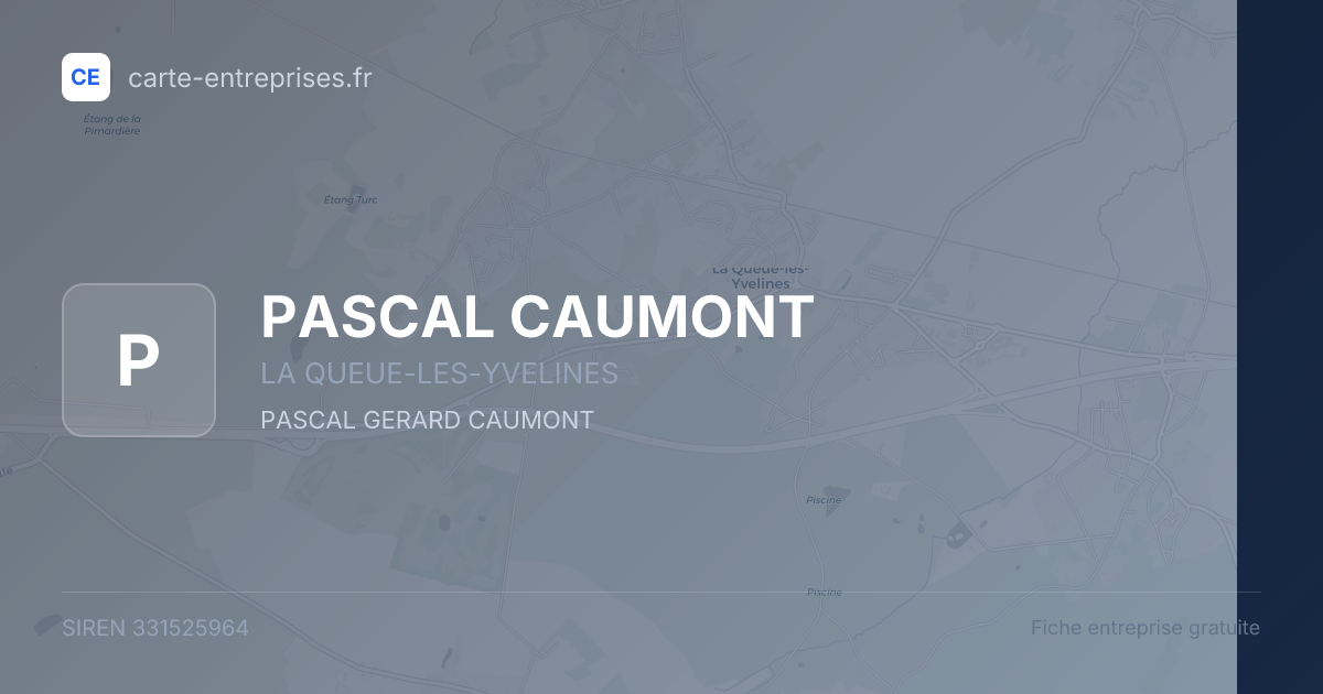 PASCAL CAUMONT — 331525964 — fiche entreprise