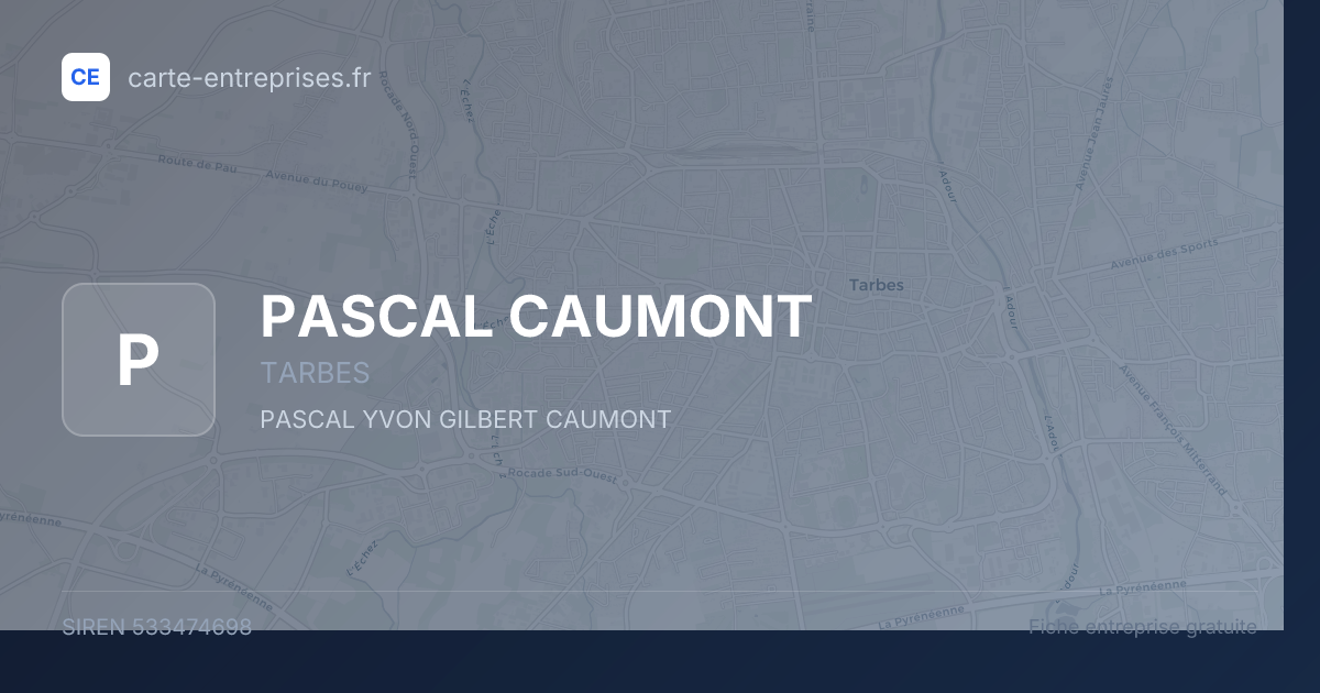PASCAL CAUMONT — 533474698 — fiche entreprise