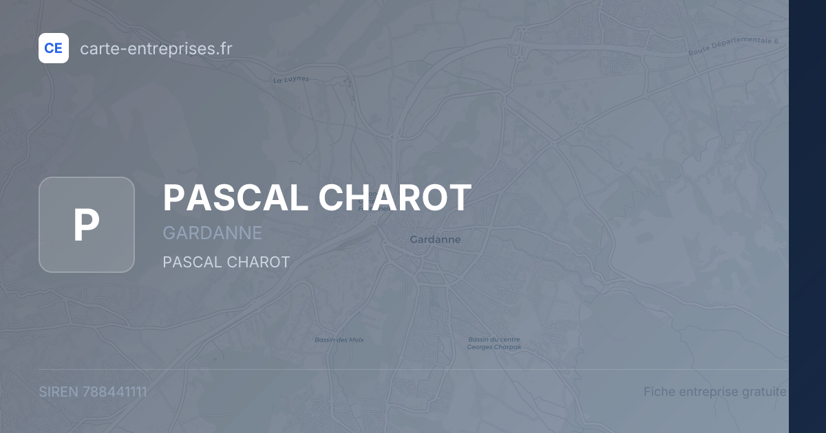 PASCAL CHAROT — 788441111 — fiche entreprise