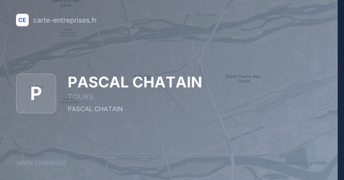 PASCAL CHATAIN — 828606558 — fiche entreprise