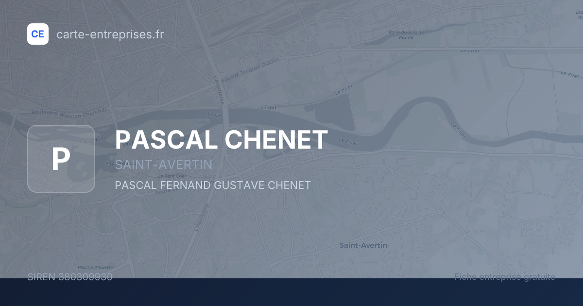 PASCAL CHENET — 380309930 — fiche entreprise