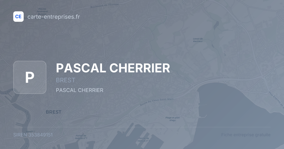 PASCAL CHERRIER — 353849151 — fiche entreprise
