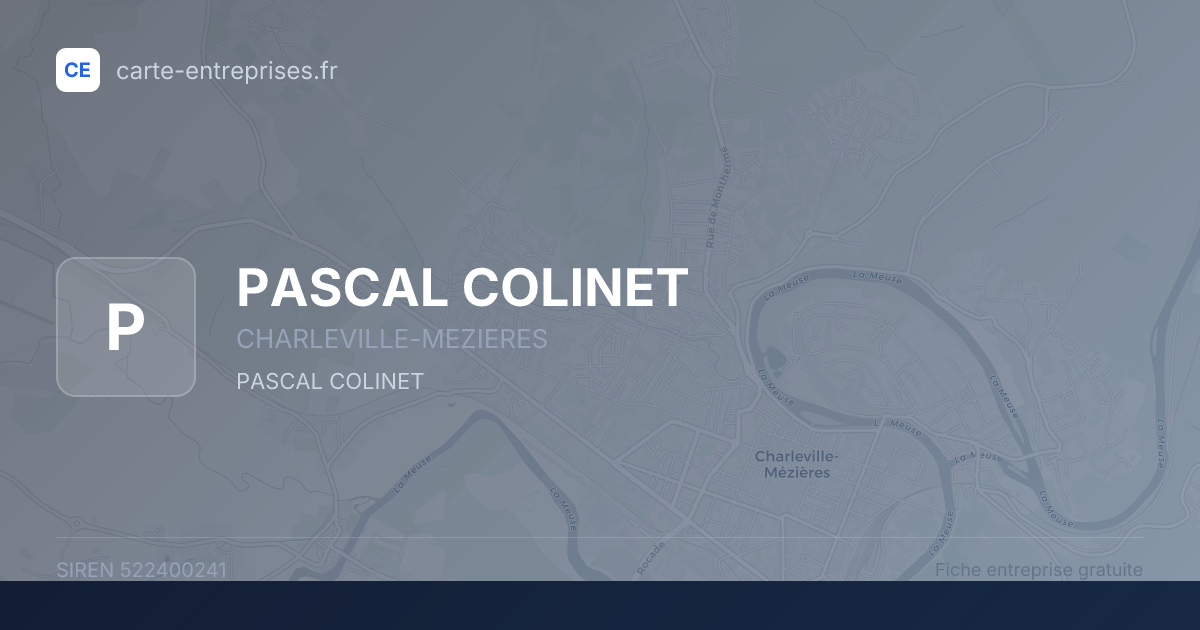 PASCAL COLINET — 522400241 — fiche entreprise