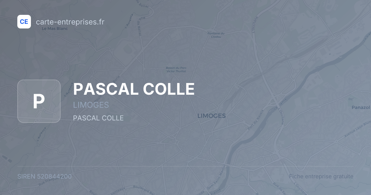 PASCAL COLLE — 520844200 — fiche entreprise