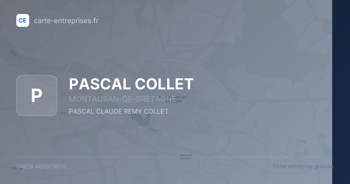 PASCAL COLLET — 488979618 — fiche entreprise