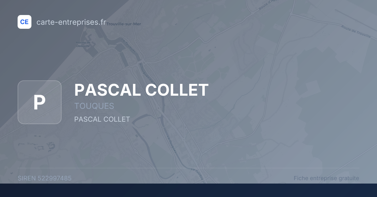 PASCAL COLLET — 522997485 — fiche entreprise