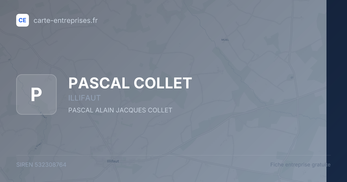PASCAL COLLET — 532308764 — fiche entreprise