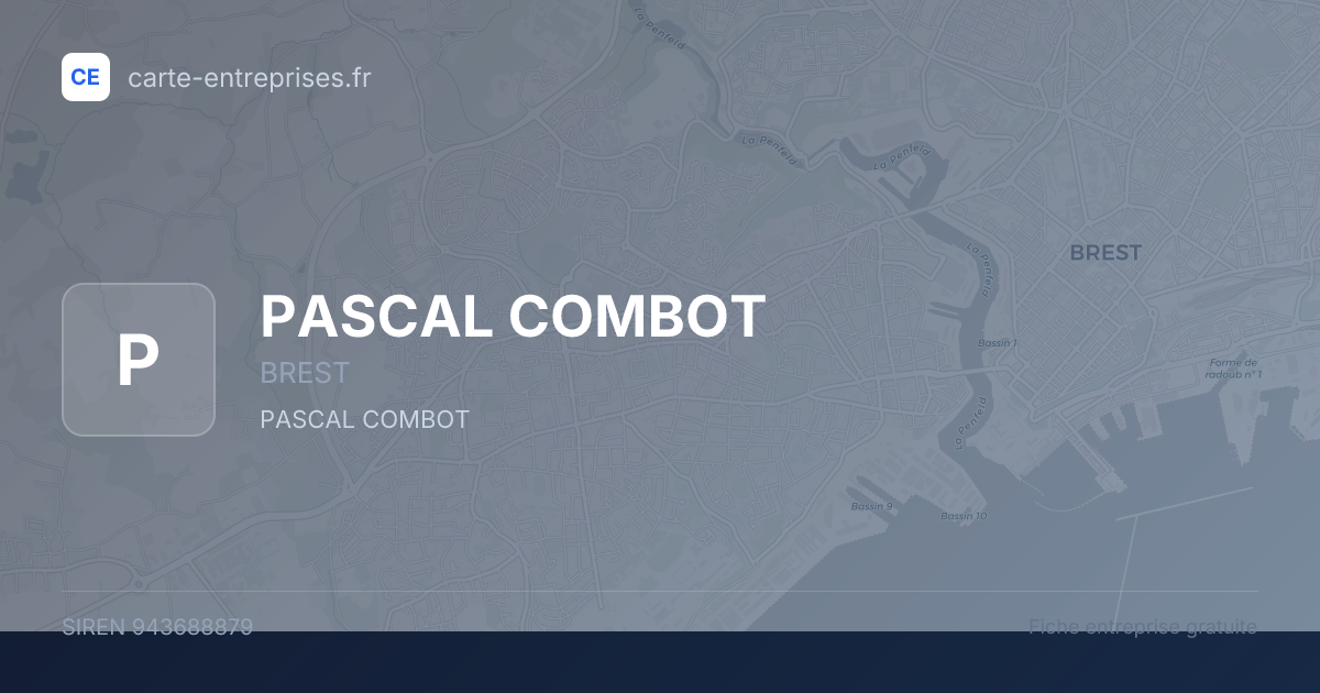 PASCAL COMBOT — 943688879 — fiche entreprise