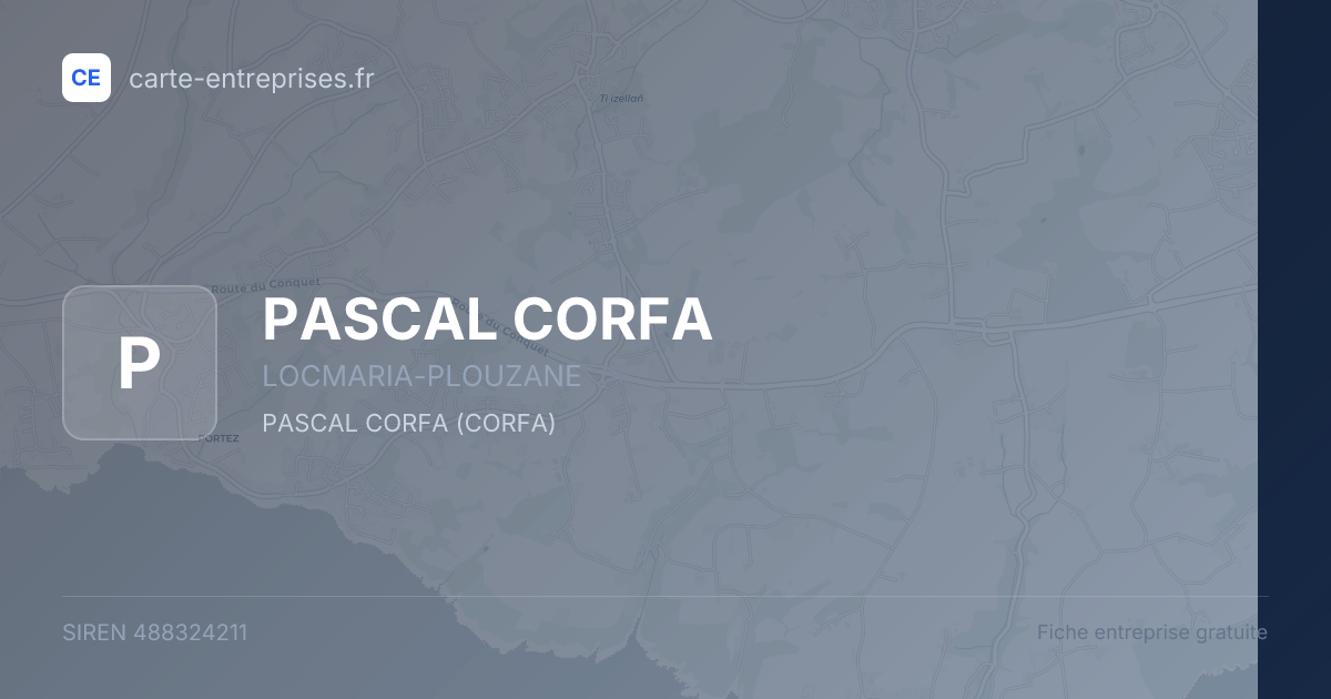 PASCAL CORFA — 488324211 — fiche entreprise