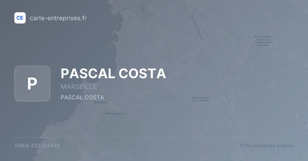 PASCAL COSTA — 433004488 — fiche entreprise