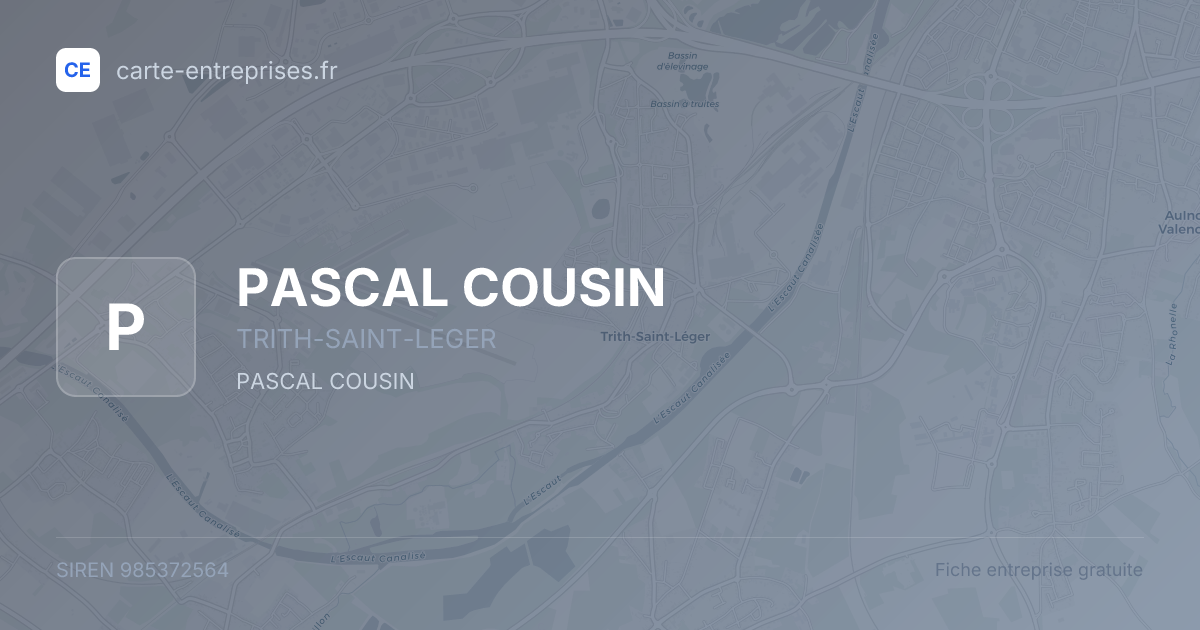PASCAL COUSIN — 985372564 — fiche entreprise