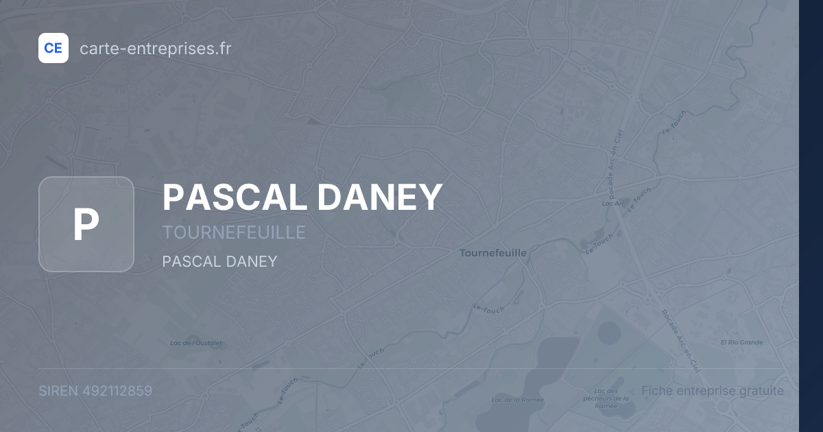 PASCAL DANEY — 492112859 — fiche entreprise