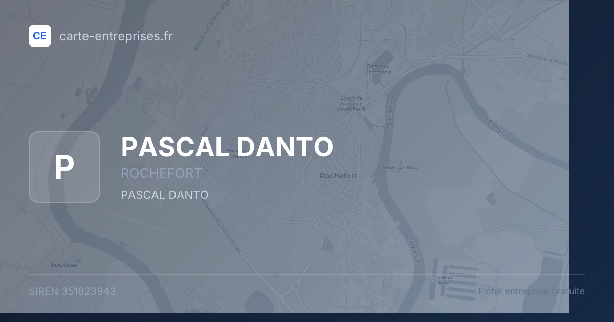 PASCAL DANTO — 351823943 — fiche entreprise