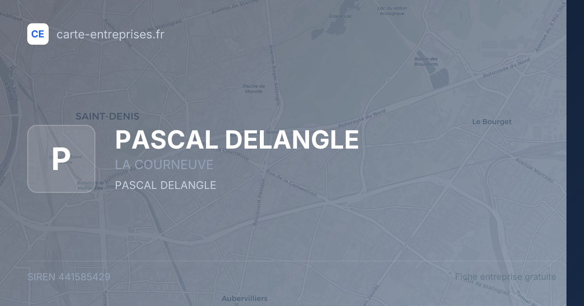 PASCAL DELANGLE — 441585429 — fiche entreprise