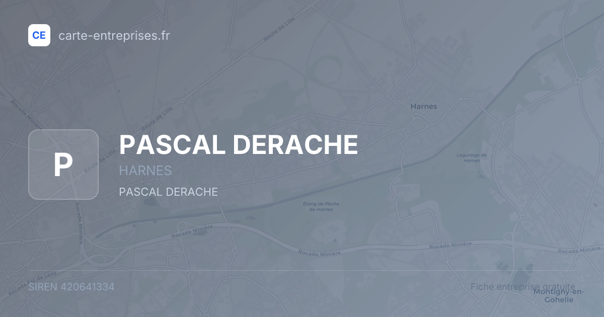PASCAL DERACHE — 420641334 — fiche entreprise