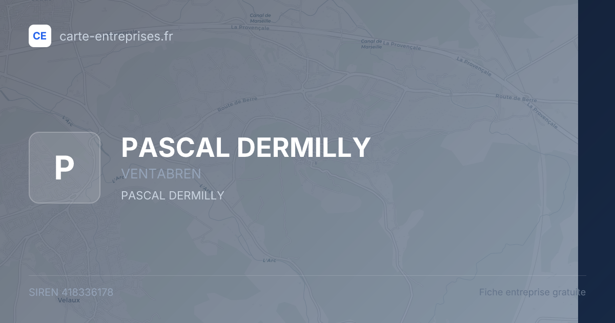 PASCAL DERMILLY — 418336178 — fiche entreprise