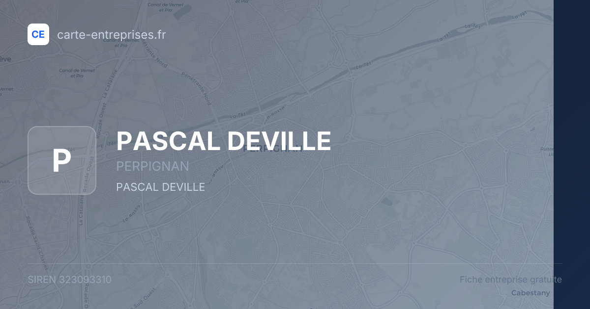 PASCAL DEVILLE — 323093310 — fiche entreprise