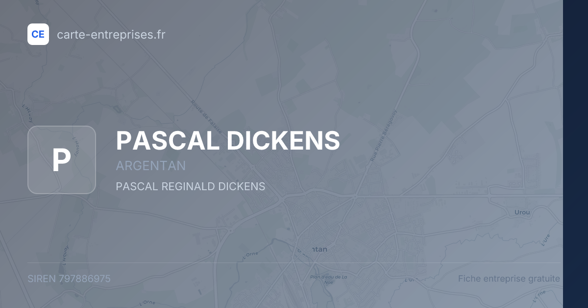 PASCAL DICKENS — 797886975 — fiche entreprise