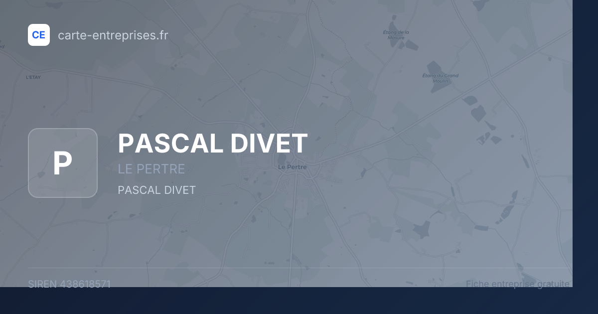 PASCAL DIVET — 438618571 — fiche entreprise