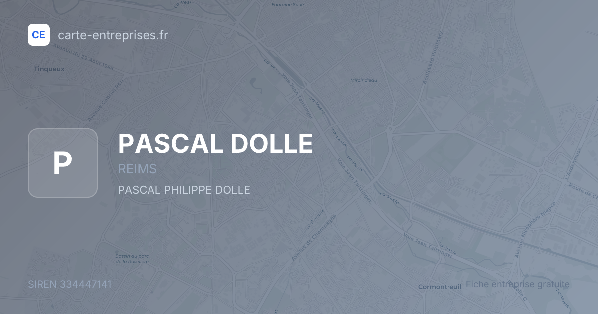 PASCAL DOLLE — 334447141 — fiche entreprise