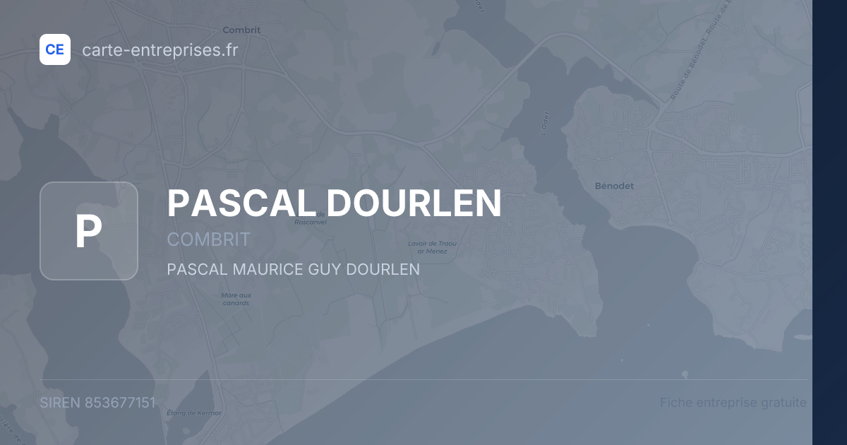 PASCAL DOURLEN — 853677151 — fiche entreprise