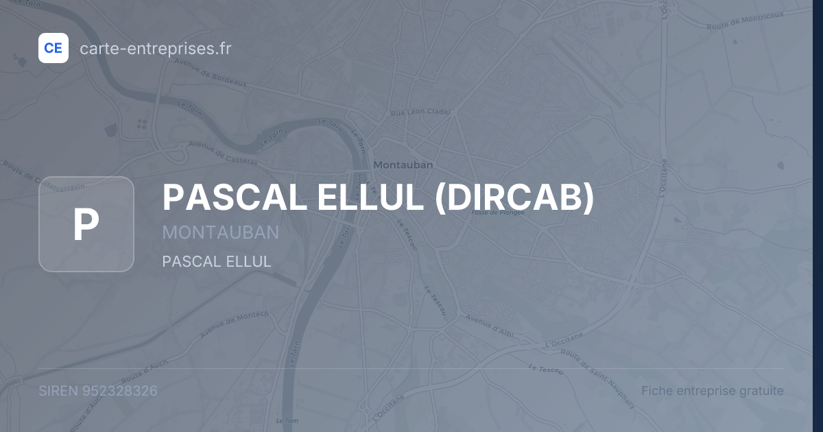 PASCAL ELLUL (DIRCAB) — 952328326 — fiche entreprise