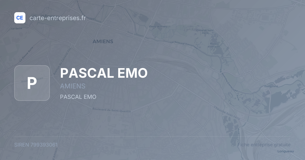 PASCAL EMO — 799393061 — fiche entreprise