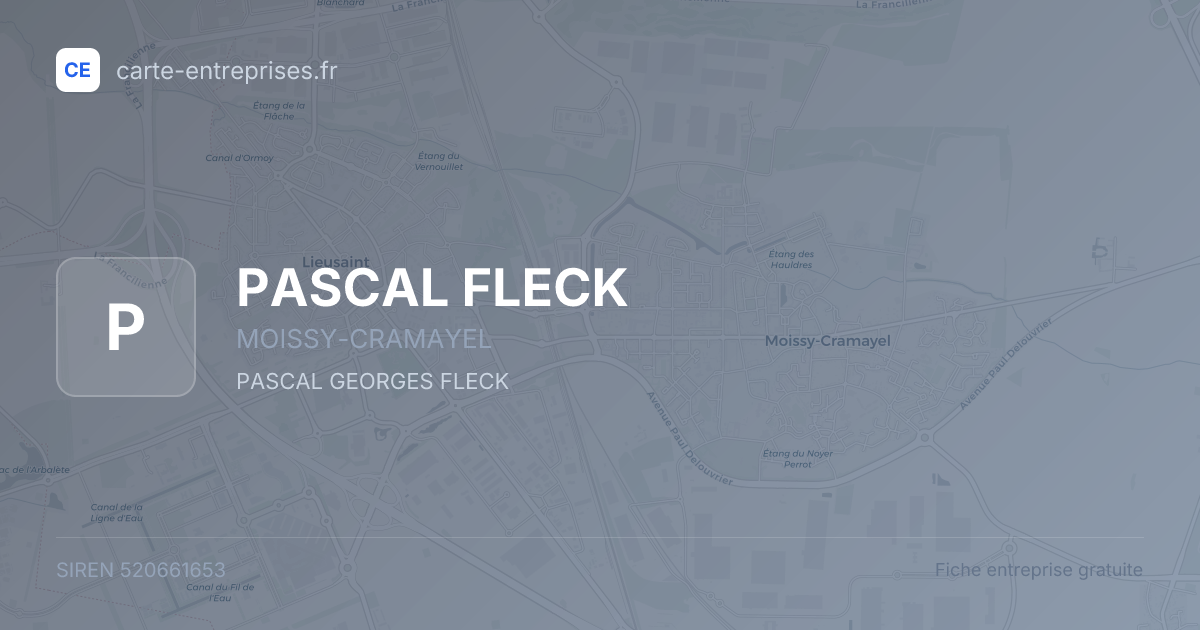 PASCAL FLECK — 520661653 — fiche entreprise