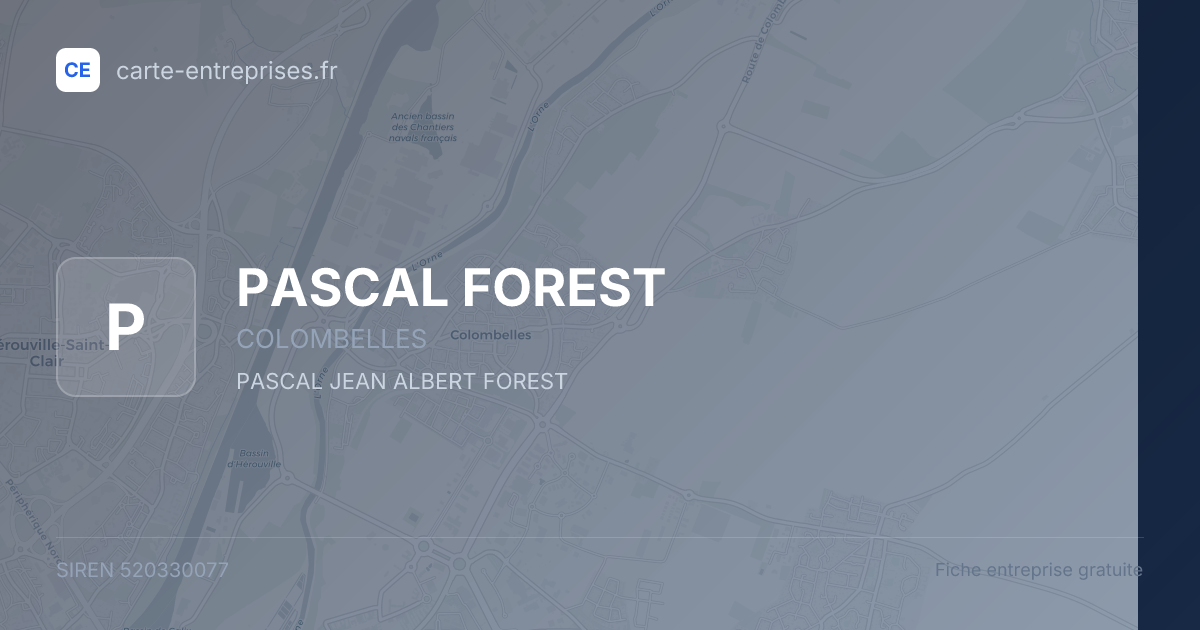 PASCAL FOREST — 520330077 — fiche entreprise