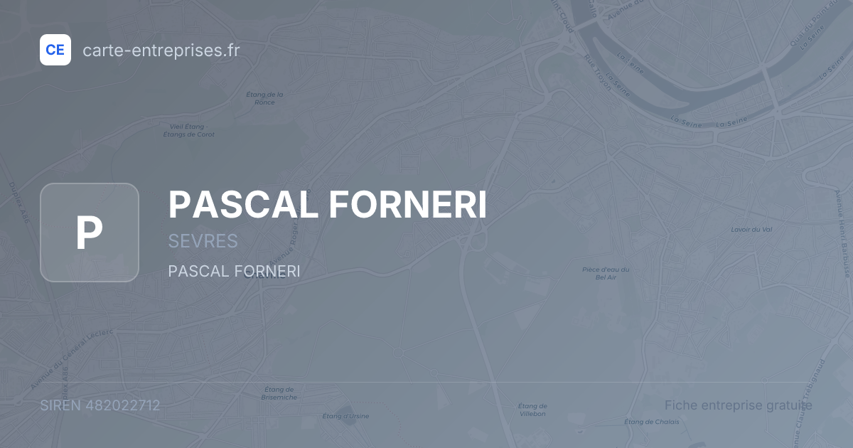 PASCAL FORNERI — 482022712 — fiche entreprise