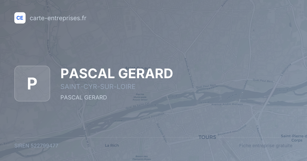 PASCAL GERARD — 522799477 — fiche entreprise