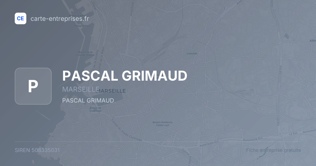 PASCAL GRIMAUD — 508335031 — fiche entreprise