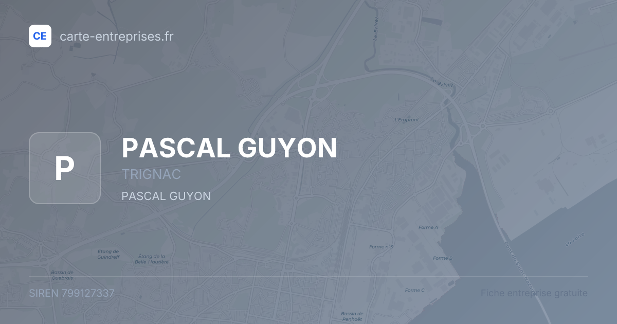 PASCAL GUYON — 799127337 — fiche entreprise