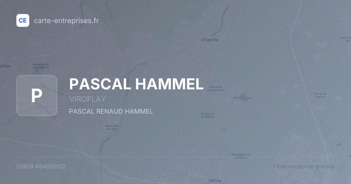 PASCAL HAMMEL — 494099112 — fiche entreprise