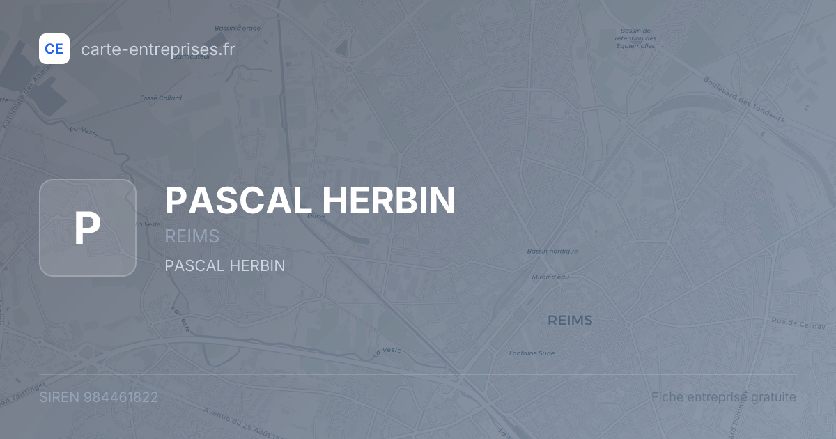PASCAL HERBIN — 984461822 — fiche entreprise