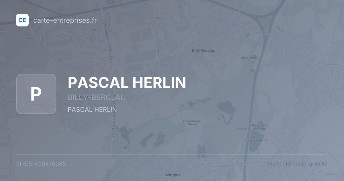 PASCAL HERLIN — 498876085 — fiche entreprise