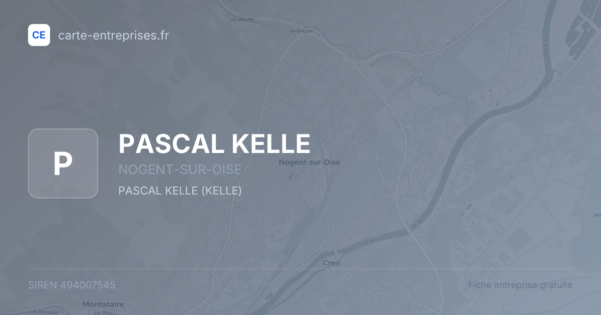 PASCAL KELLE — 494007545 — fiche entreprise